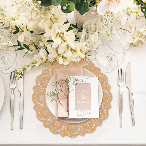 WYTAOHZL doilies suitable for DIY crafts and home decor projects.