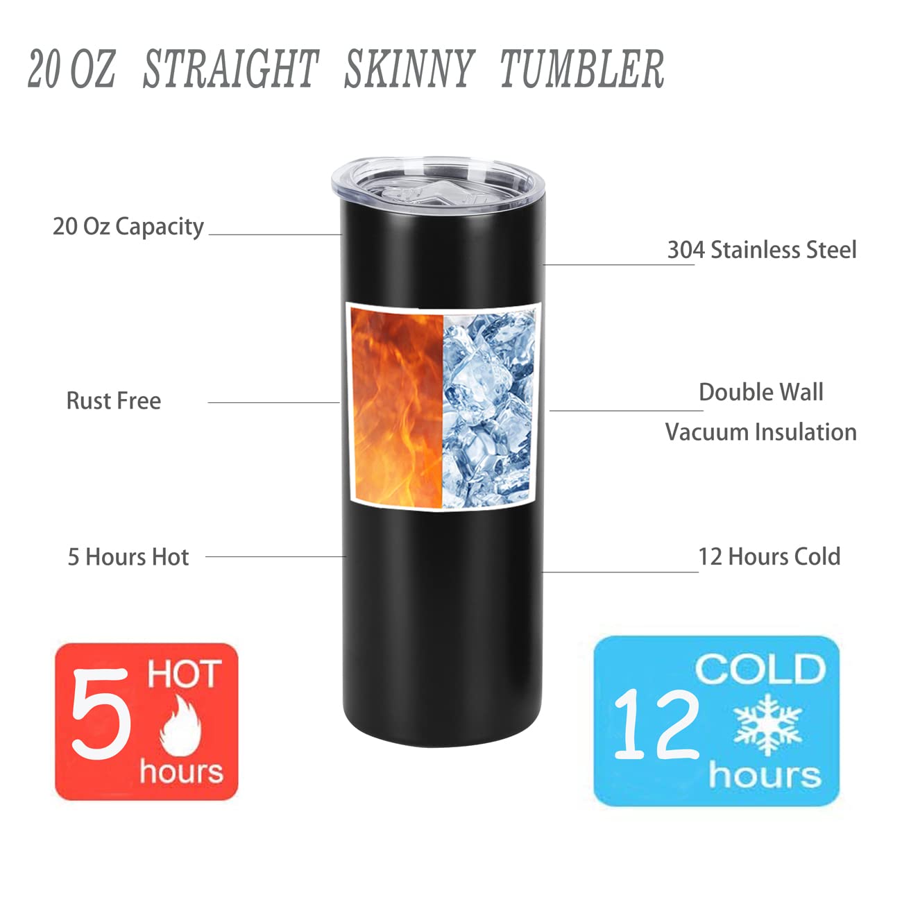 Wzaytia straight-body tumbler designed for simple DIY customization.