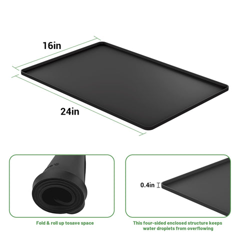 WZGUSXN coffee bar mat protecting surfaces from spills and water stains.