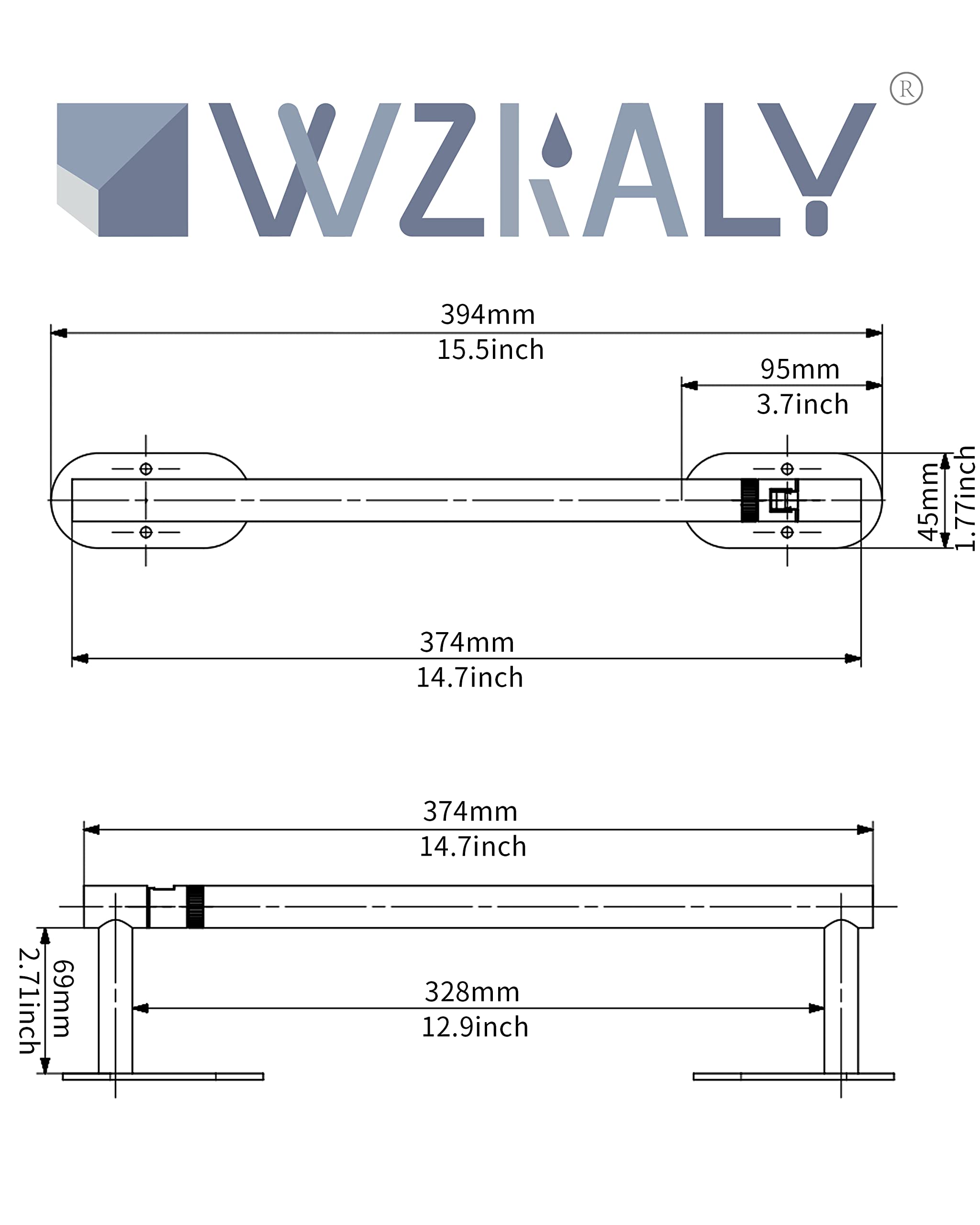 WZKALY towel holder beside sink improves daily kitchen efficiency.