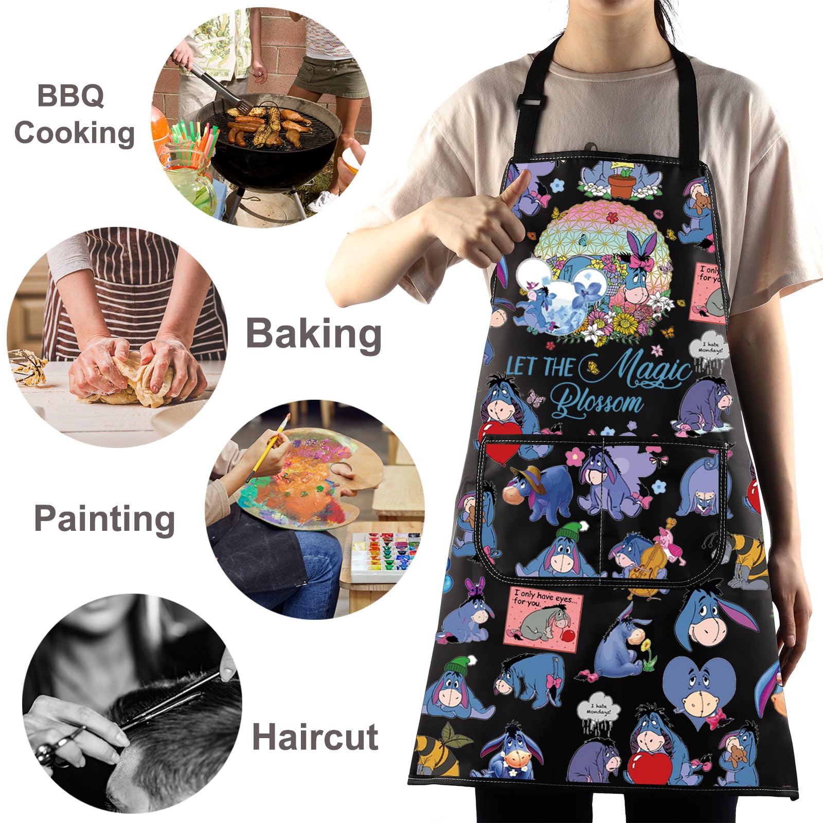 WZMPA Blossom Donkey print adds a playful fashion statement in the kitchen.