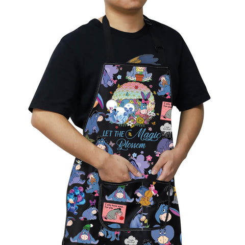 WZMPA Donkey Apron multi-use design suits cooking, baking, gardening, crafts, and more.