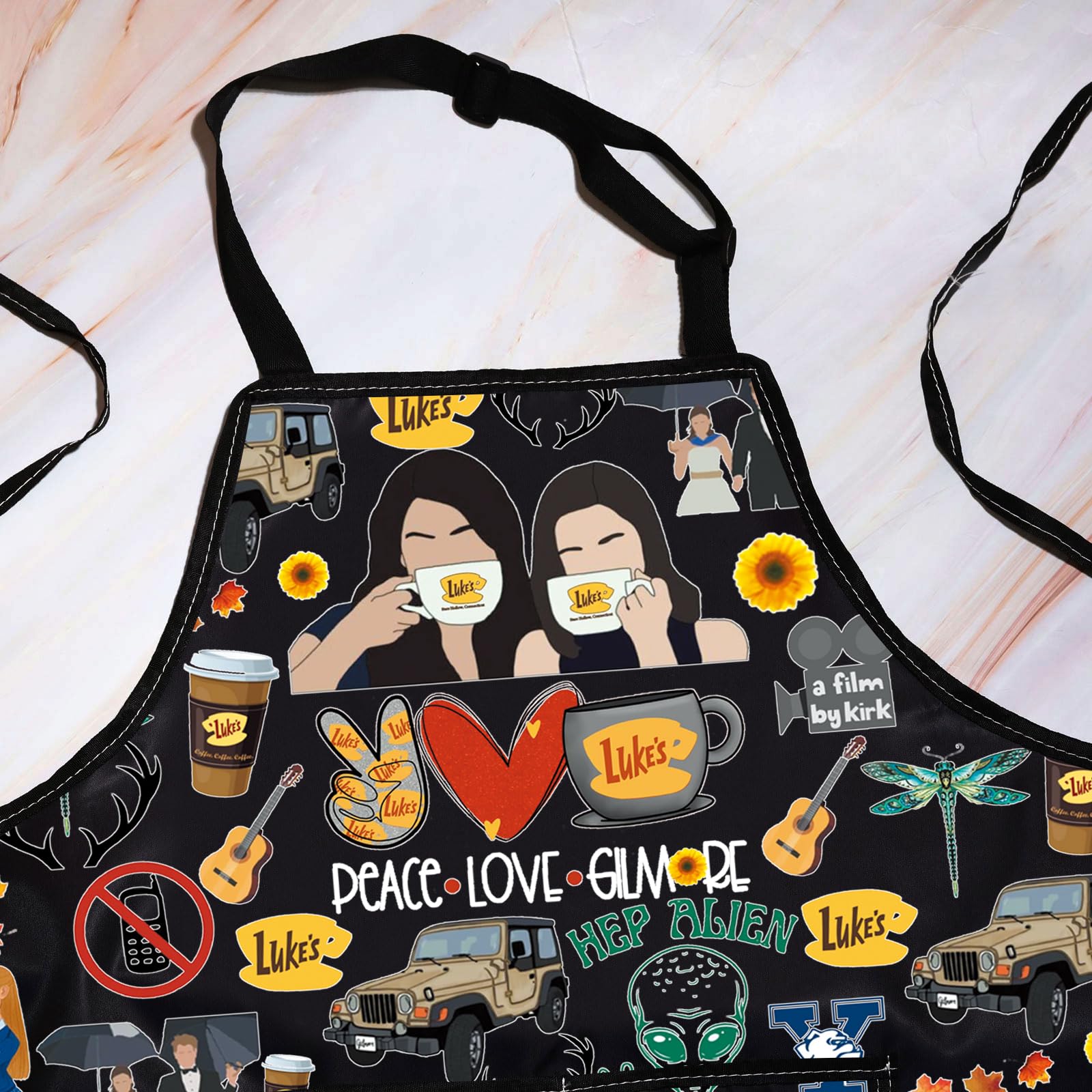 WZMPA Luke's Diner adjustable neck strap suits different body shapes