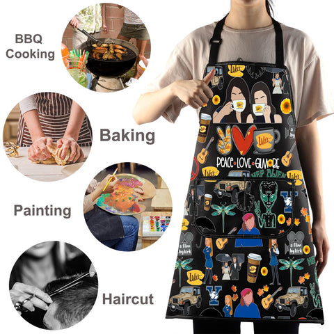WZMPA Luke's Diner stylish patterns add kitchen flair