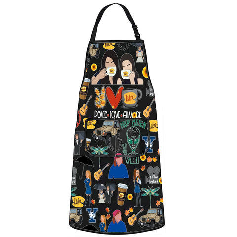 WZMPA Luke's Diner apron material detail for durability in cooking