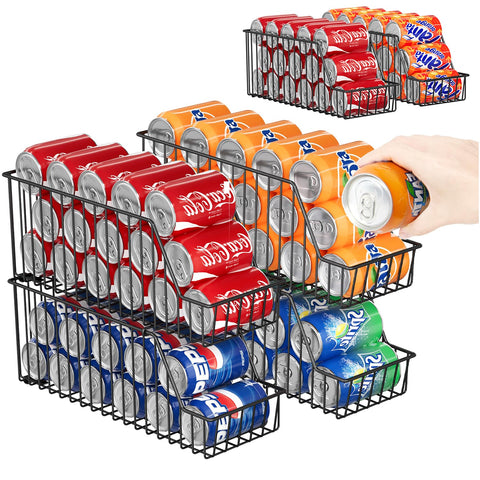 X-cosrack four-tier rack front view for quick, organized pantry access.