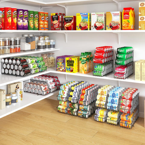 X-cosrack assembled stack reveals fully stocked kitchen organization.