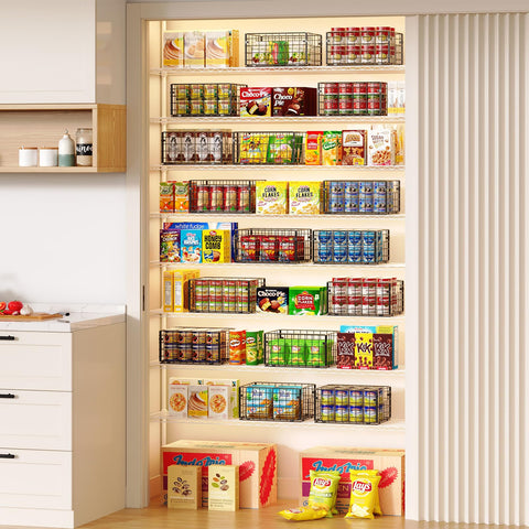 X-cosrack kitchen basket ideal for containers, spices, and snacks.