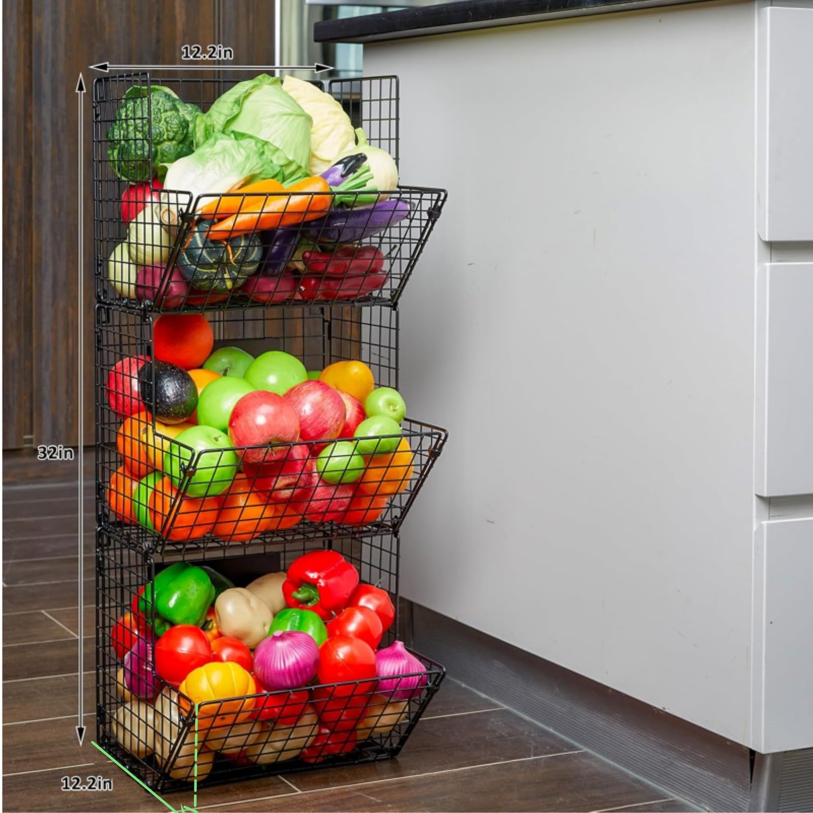X-cosrack bathroom towel storage basket neatly holds linens.