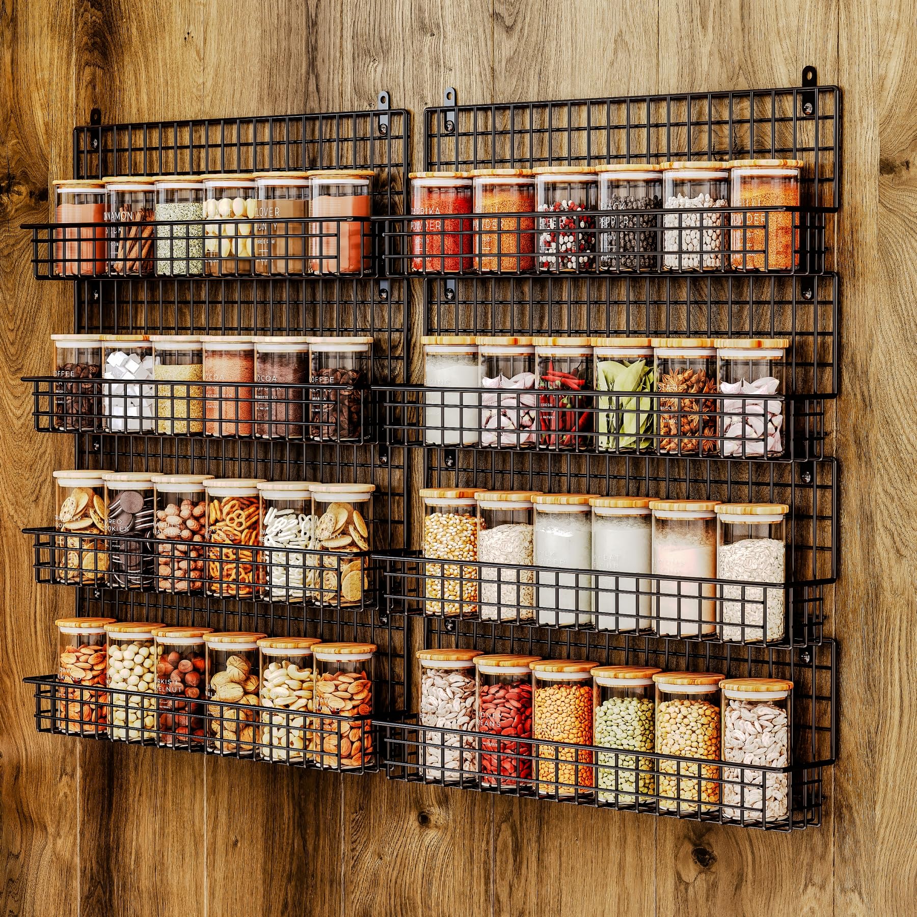 X-cosrack compact stackable rack setup for flexible storage