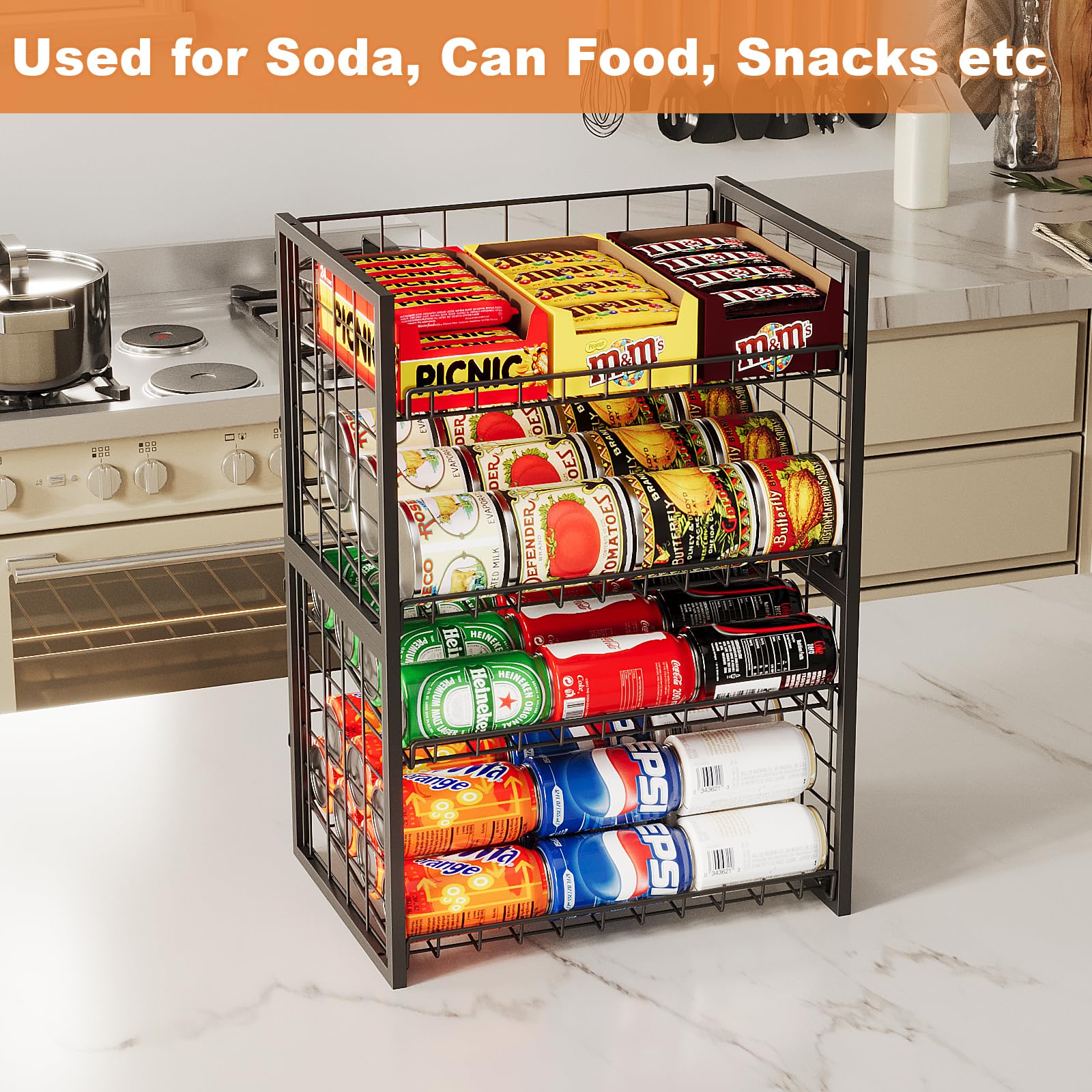 X-cosrack open design enables smooth FIFO rotation.