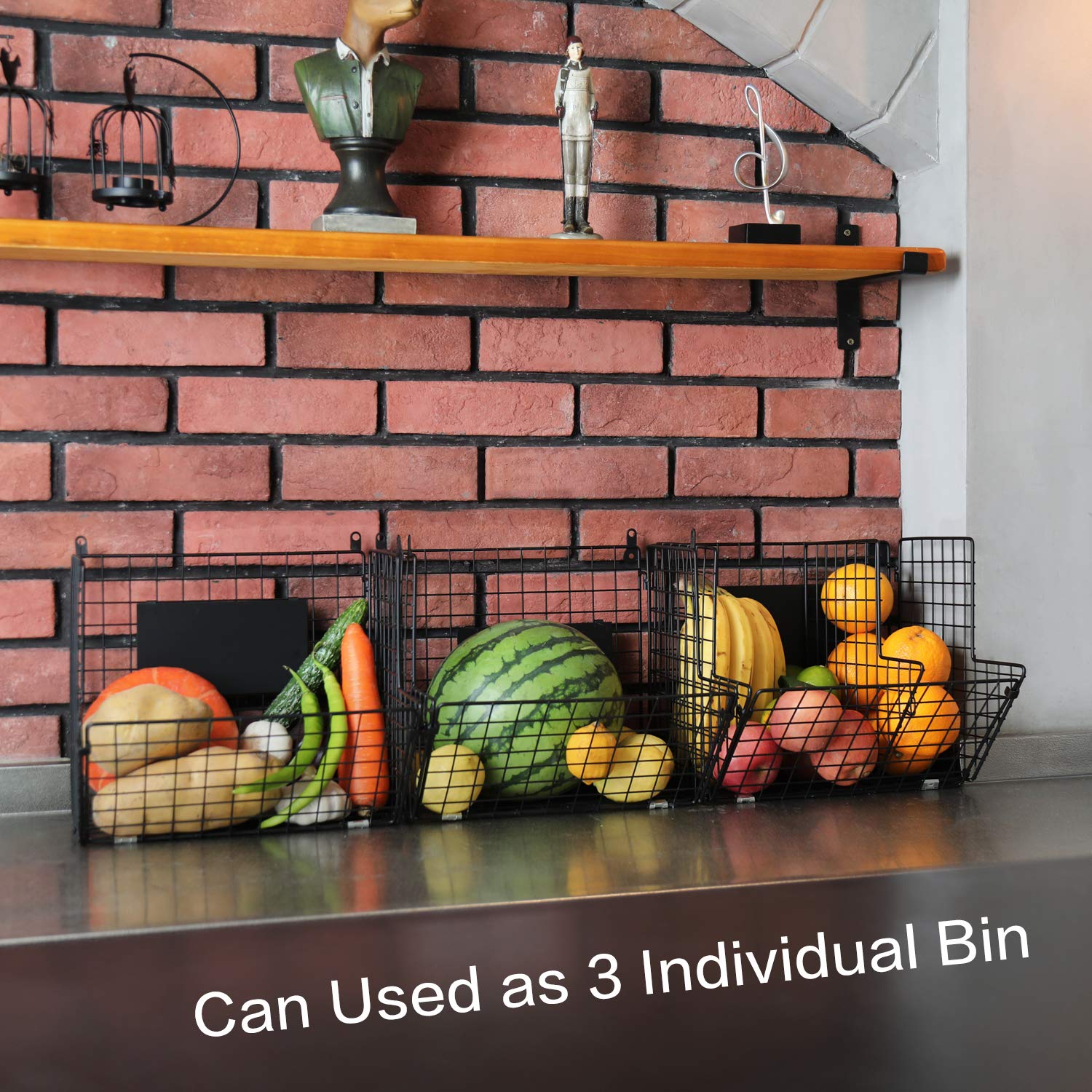 X-cosrack kitchen fruit bin shows visible produce and easy access.