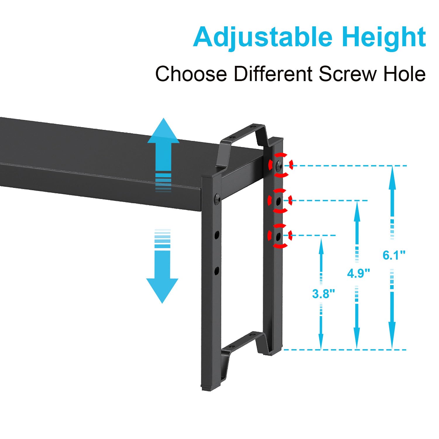 X-cosrack metal body provides sturdy, rustproof durability for daily use.