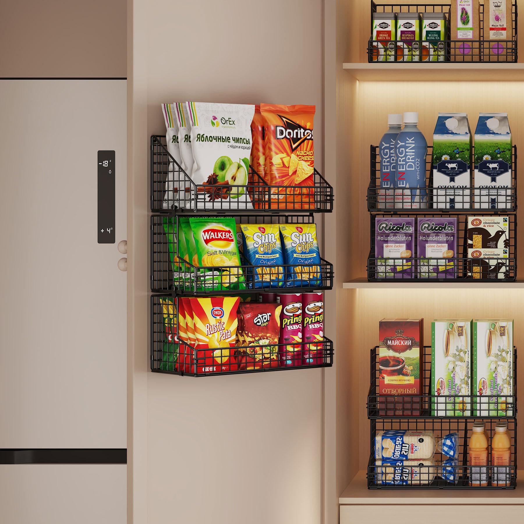 X-cosrack open-wire design offers quick item access