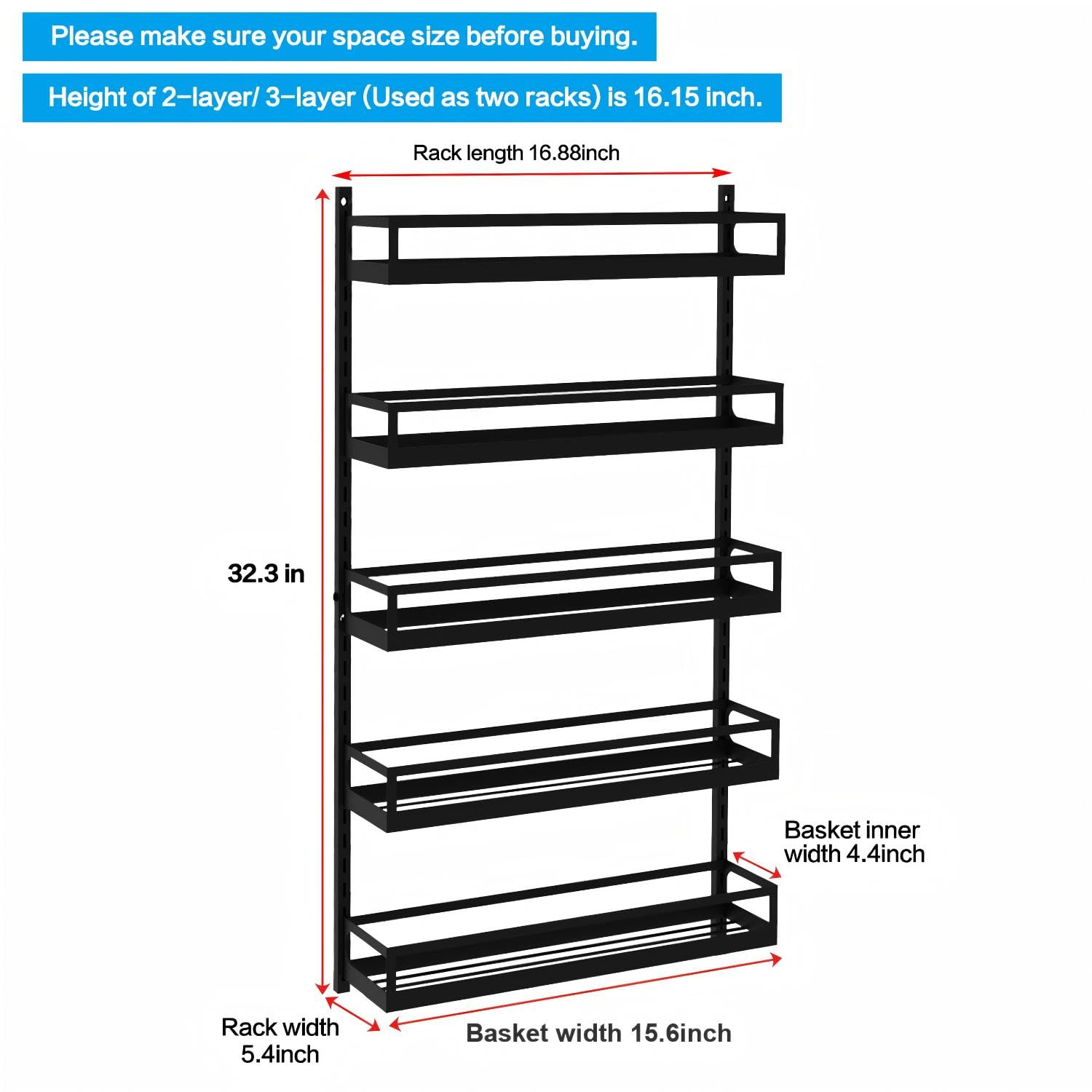 X-cosrack patented spice rack design for stable storage