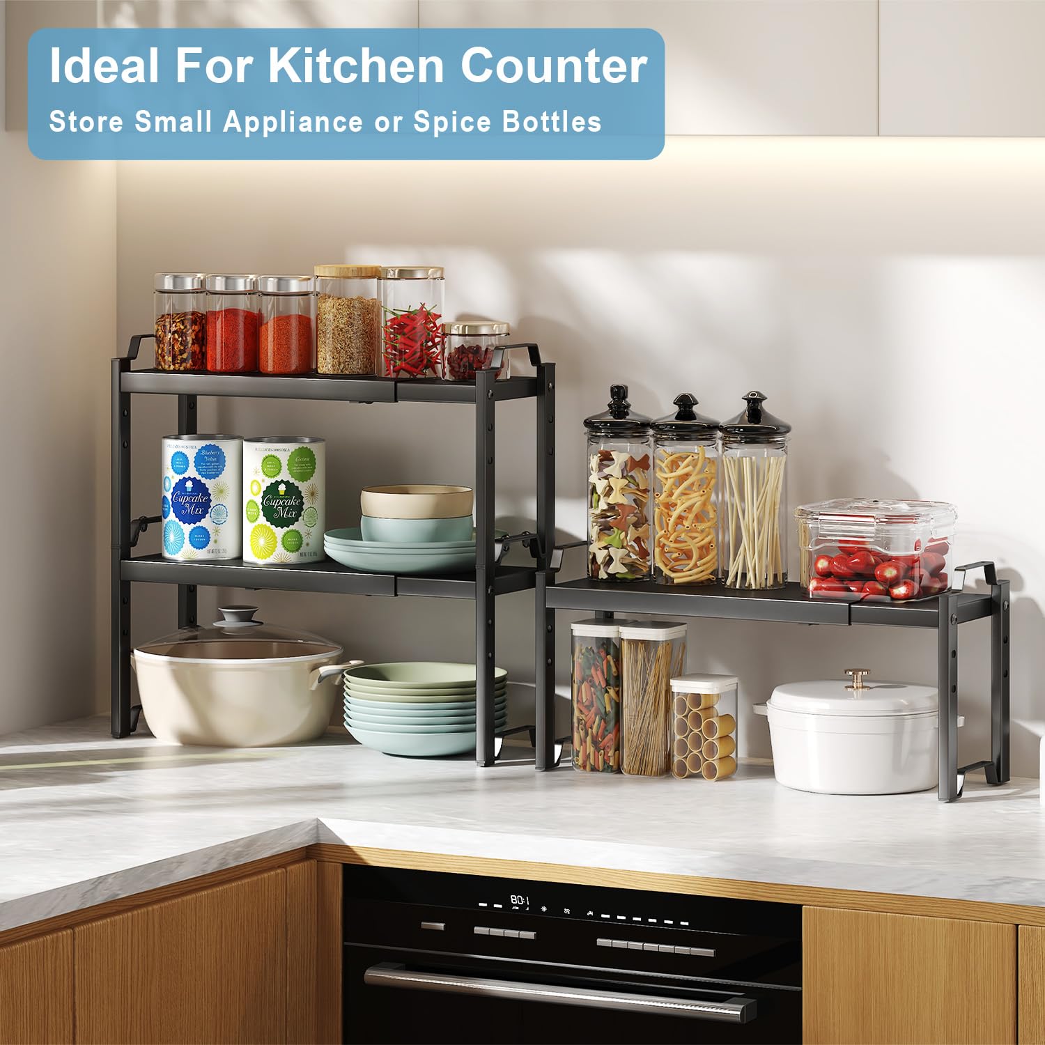 X-cosrack powder-coated finish resists wear for easy cleaning.