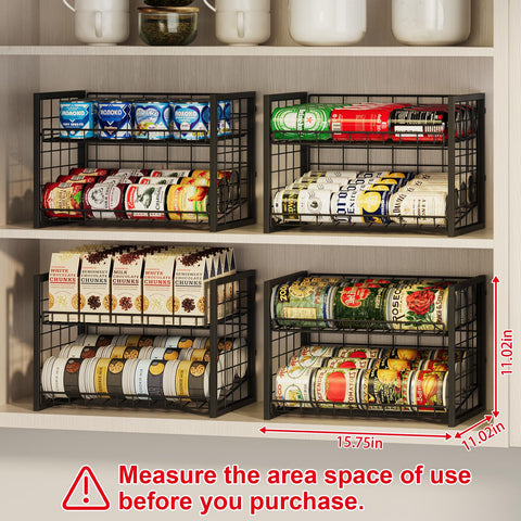 X-cosrack versatile design stores soda jars and snacks.
