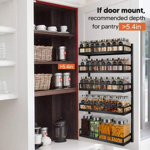 X-cosrack compact space-saving spice organizer in modern kitchen