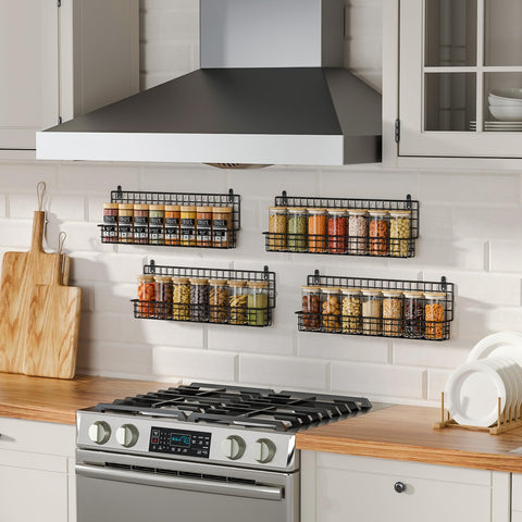 X-cosrack tilt view illustrating fast access to spices