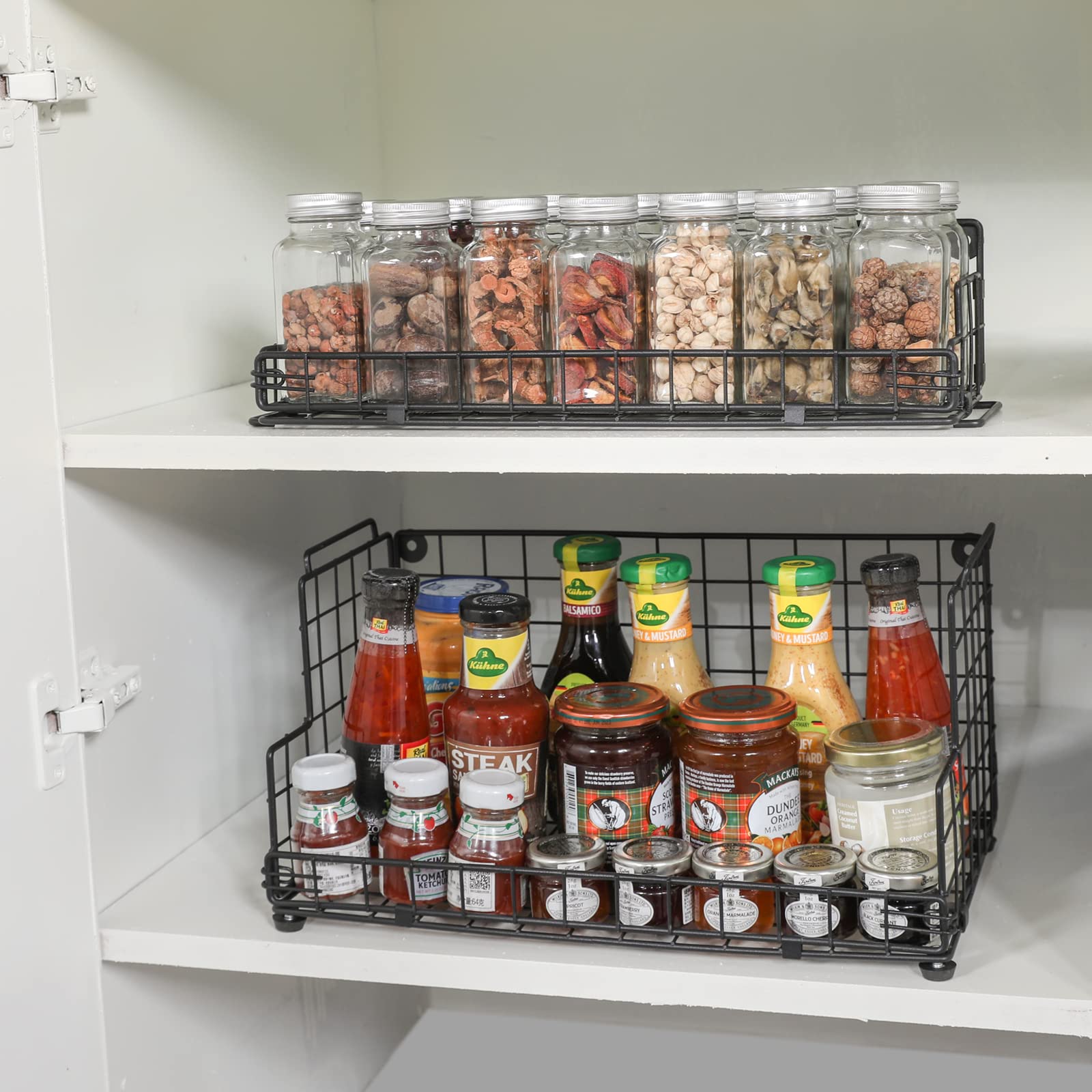 X-cosrack wall-mount 3-tier basket saves wall space and boosts order