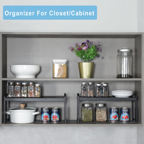X-cosrack vertical storage maximizes space and keeps essentials within reach.