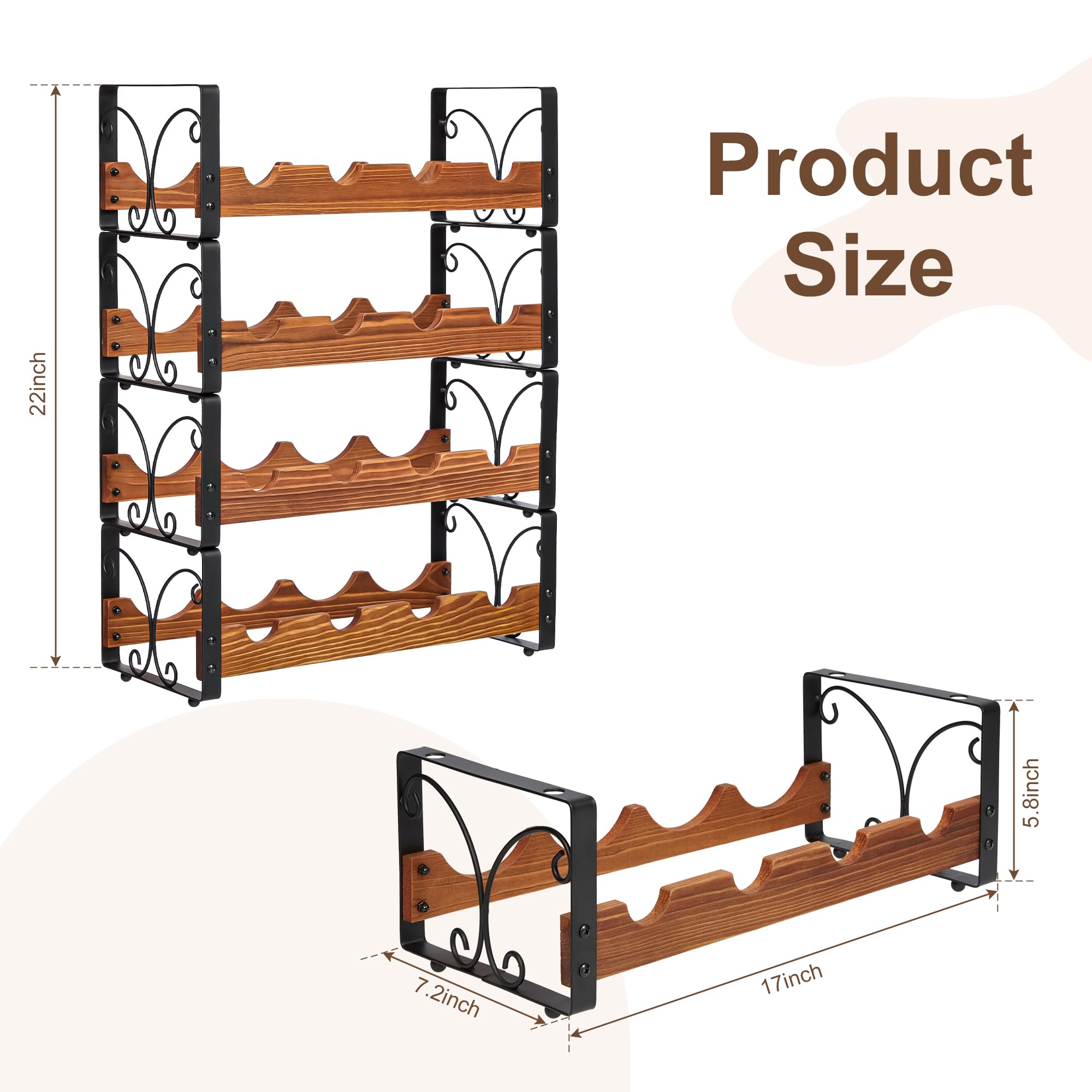 X-cosrack bottle holder stability ensures secure bottle storage