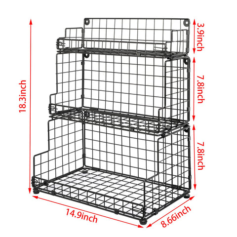 X-cosrack sturdy carbon steel frame with matte black powder finish