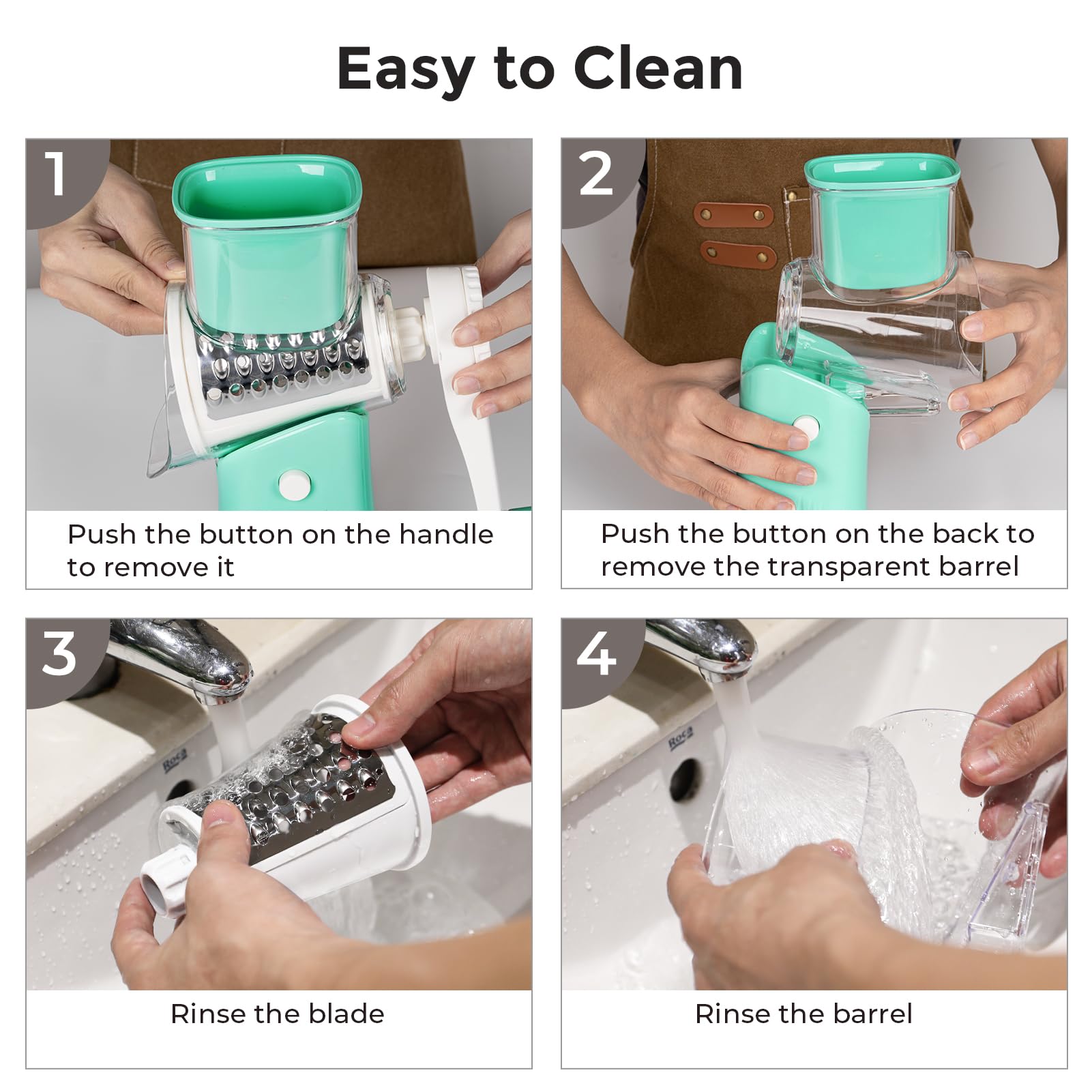X Home 5-in-1 grater use cases for cheese, vegetables, nuts