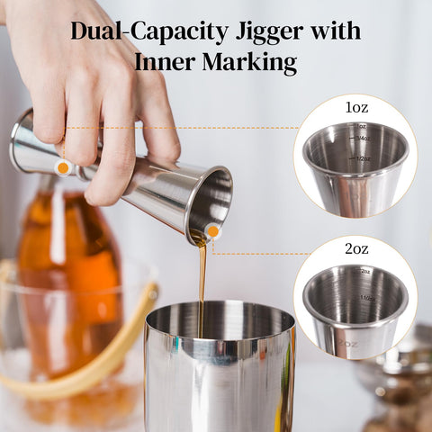 X Home dishwasher-safe shaker cleans easily after mixing sessions.
