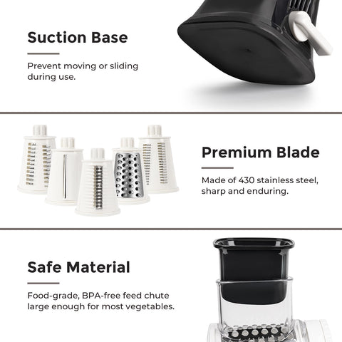 X Home detachable blades are dishwasher-safe for quick cleanup.