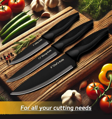 XANAPON knife-block-with-built-in-sharpener stores blades securely and keeps them ready