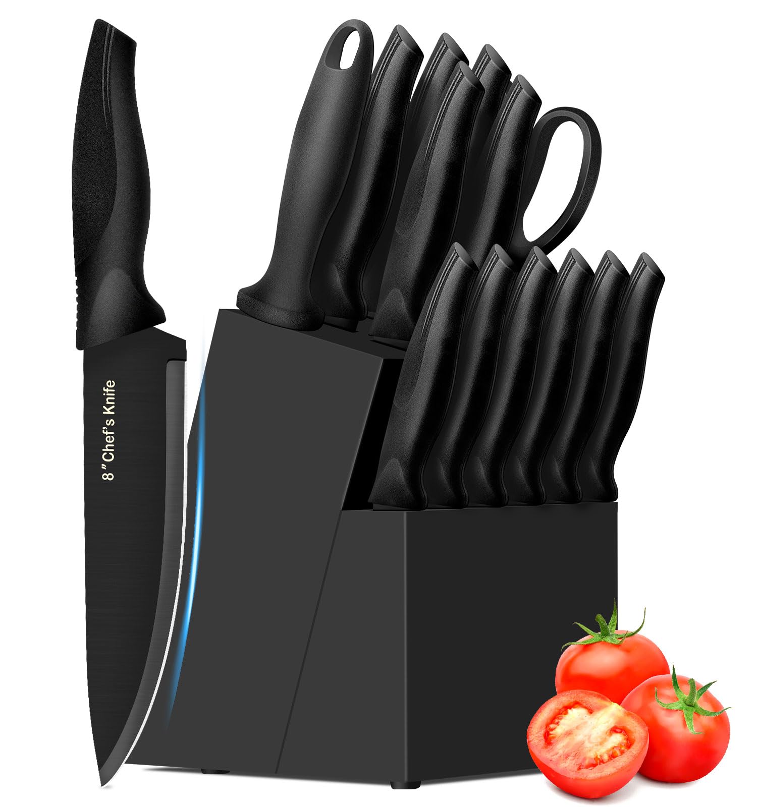 XANAPON knife set chef knife 8-inch for precise, comfortable slicing during daily cooking