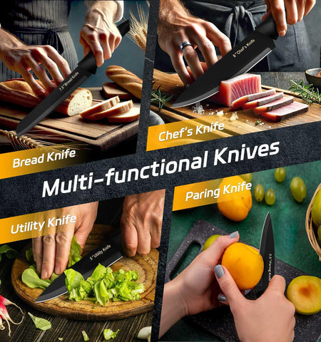 XANAPON knife set utility knife 5-inch for versatile kitchen tasks
