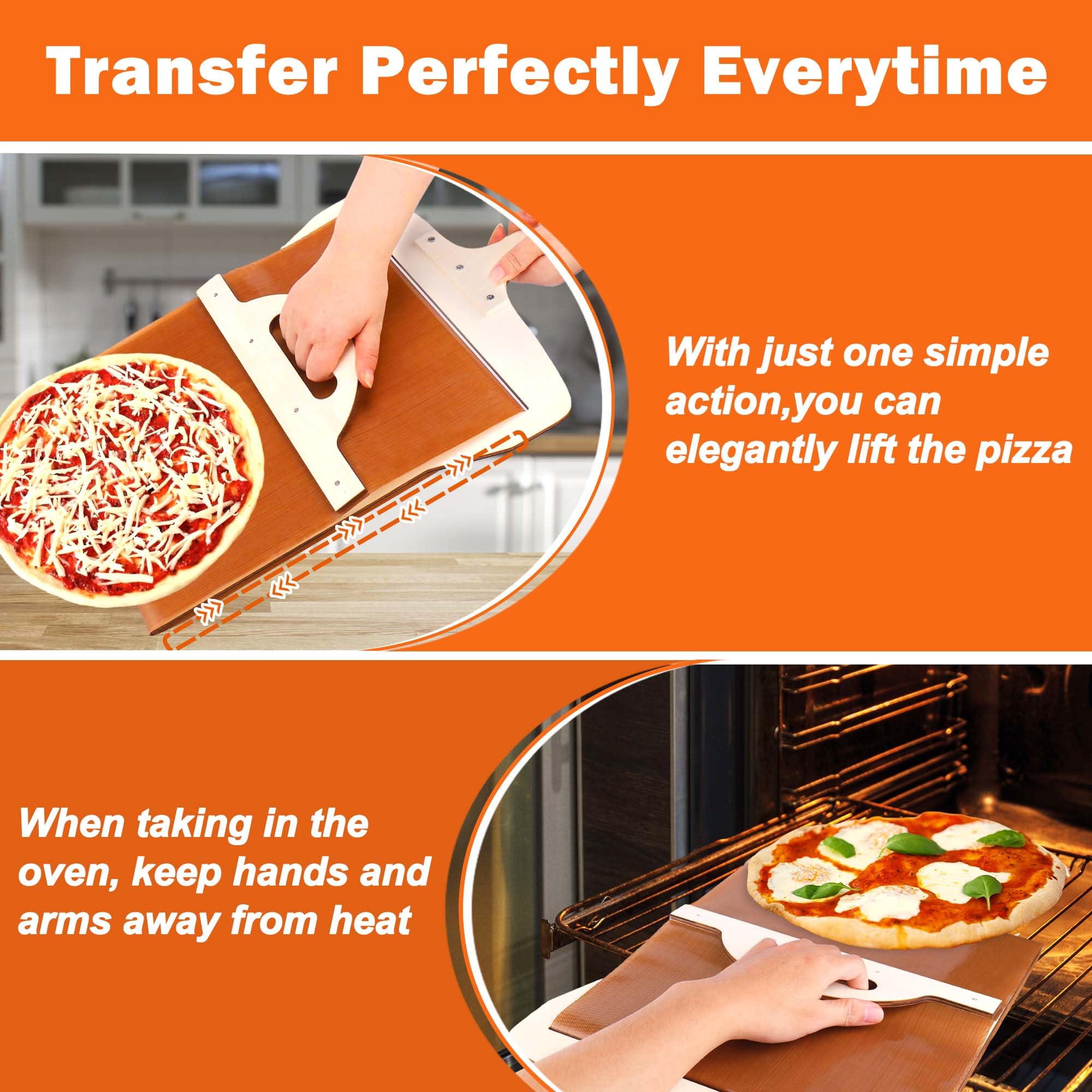 XANGNIER Non-stick surface helps prevent sticking on breads and pastries.