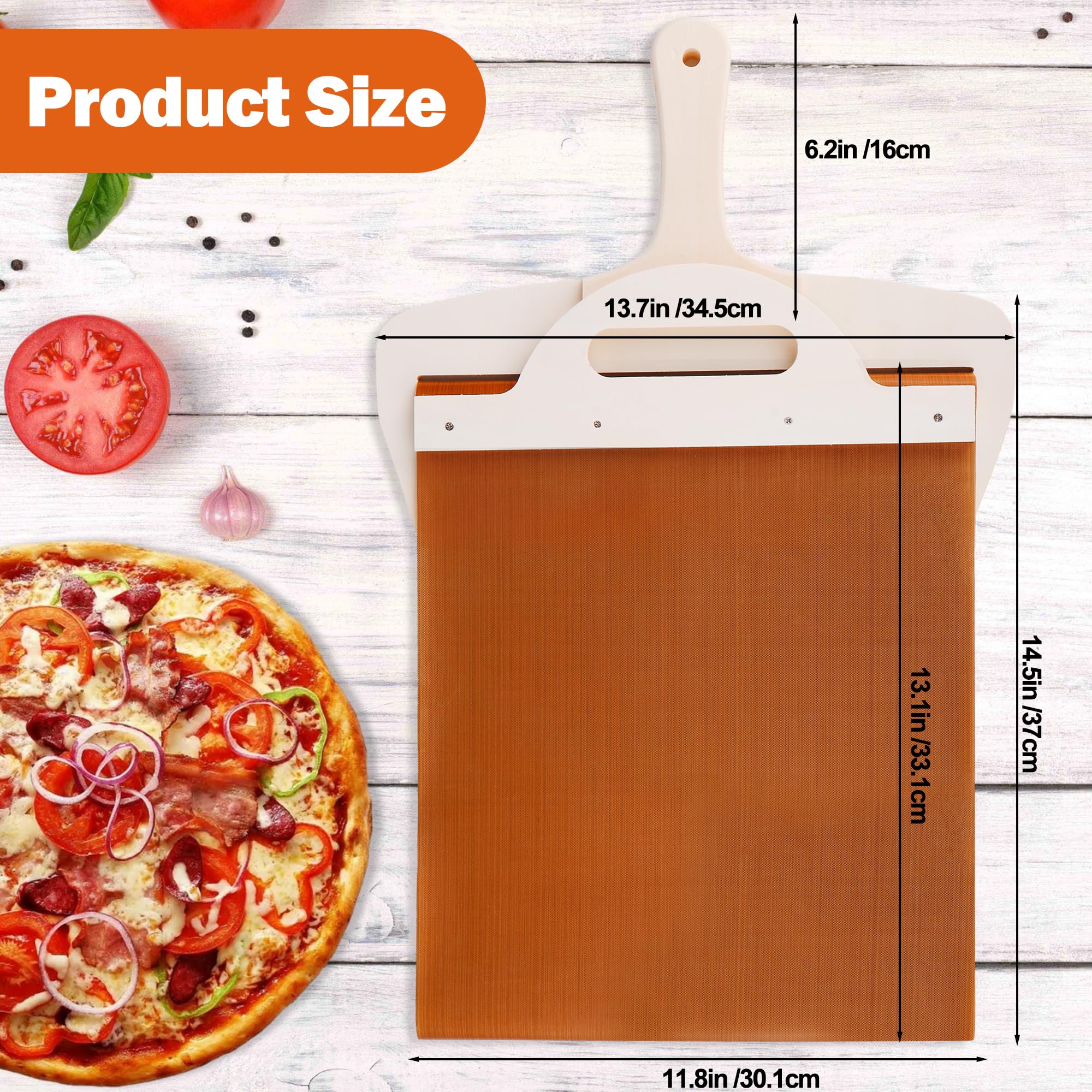 XANGNIER Versatile tool suitable for pizzas, breads, cakes and muffins.