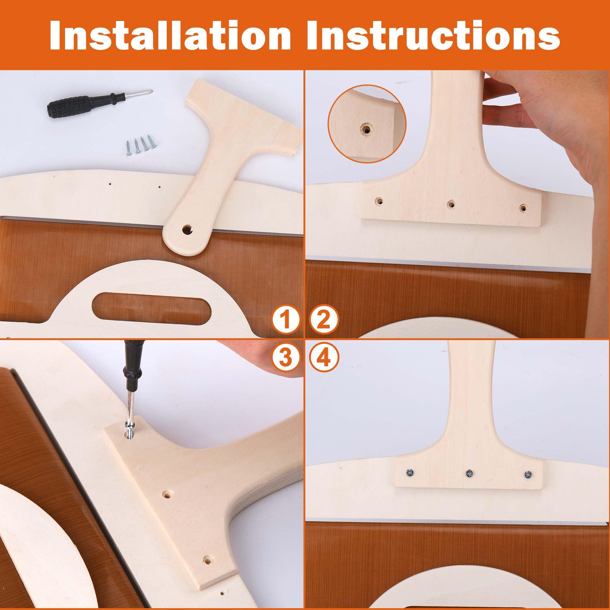 XANGNIER Wood handle design offers stable control during transfer.