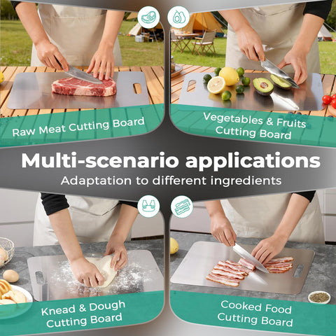 Xanthic Katuchef titanium cutting board dishwasher safe design for easy cleaning