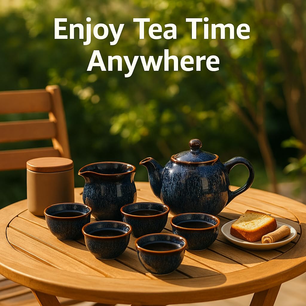 XAOLUFAFAFA Tea-serving collection supports multiple tea types for flexible brewing