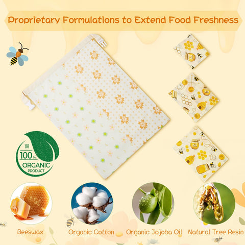 XAQMHSW organic cotton bread bag keeps loaves fresh.