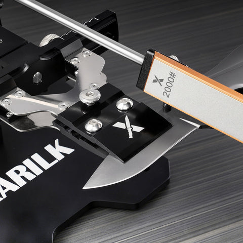 XARILK Center Y Clamp ready for on-the-go EDC and field sharpening workflows.