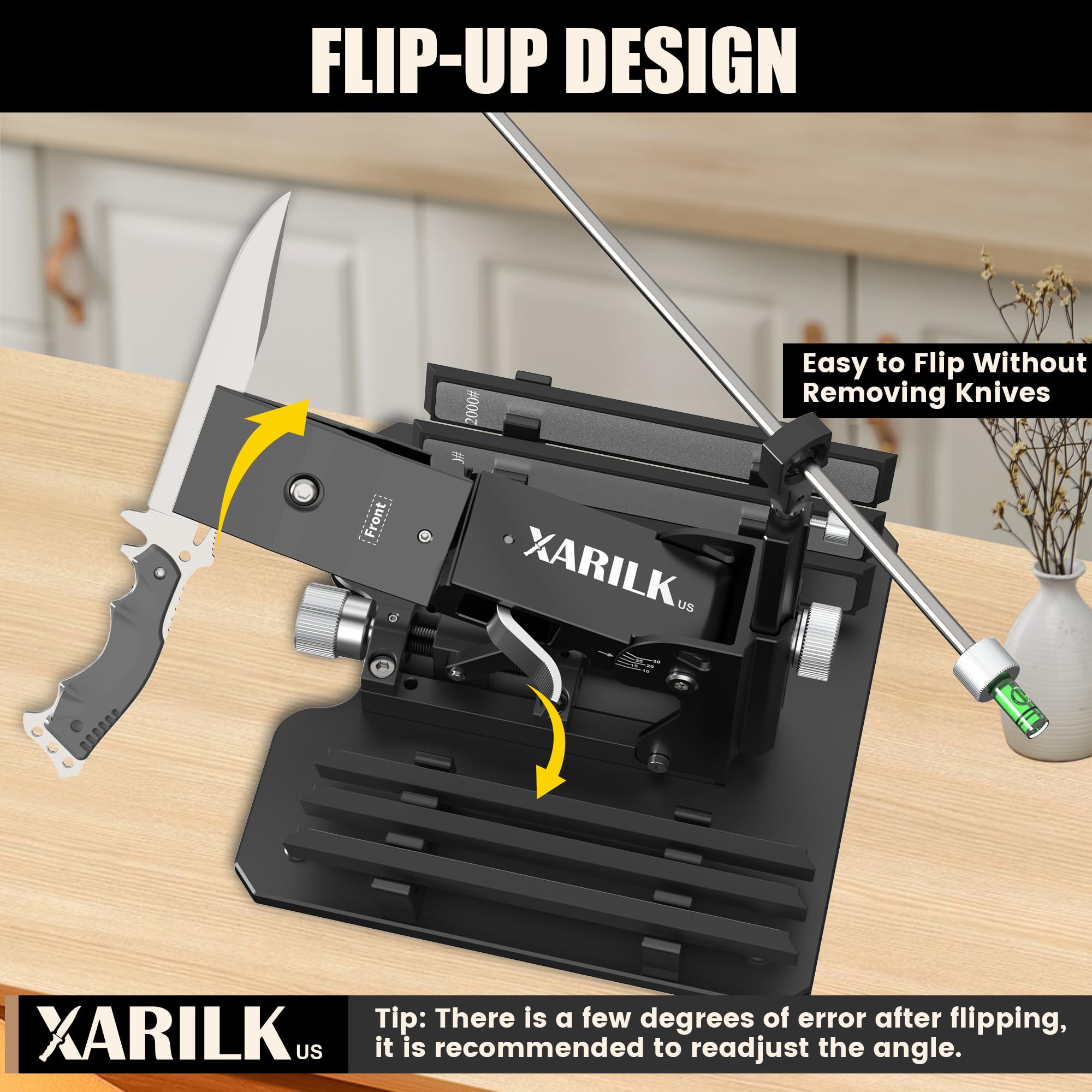 XARILK GEN2 adjustable 10–30 degree angle guides sharpening