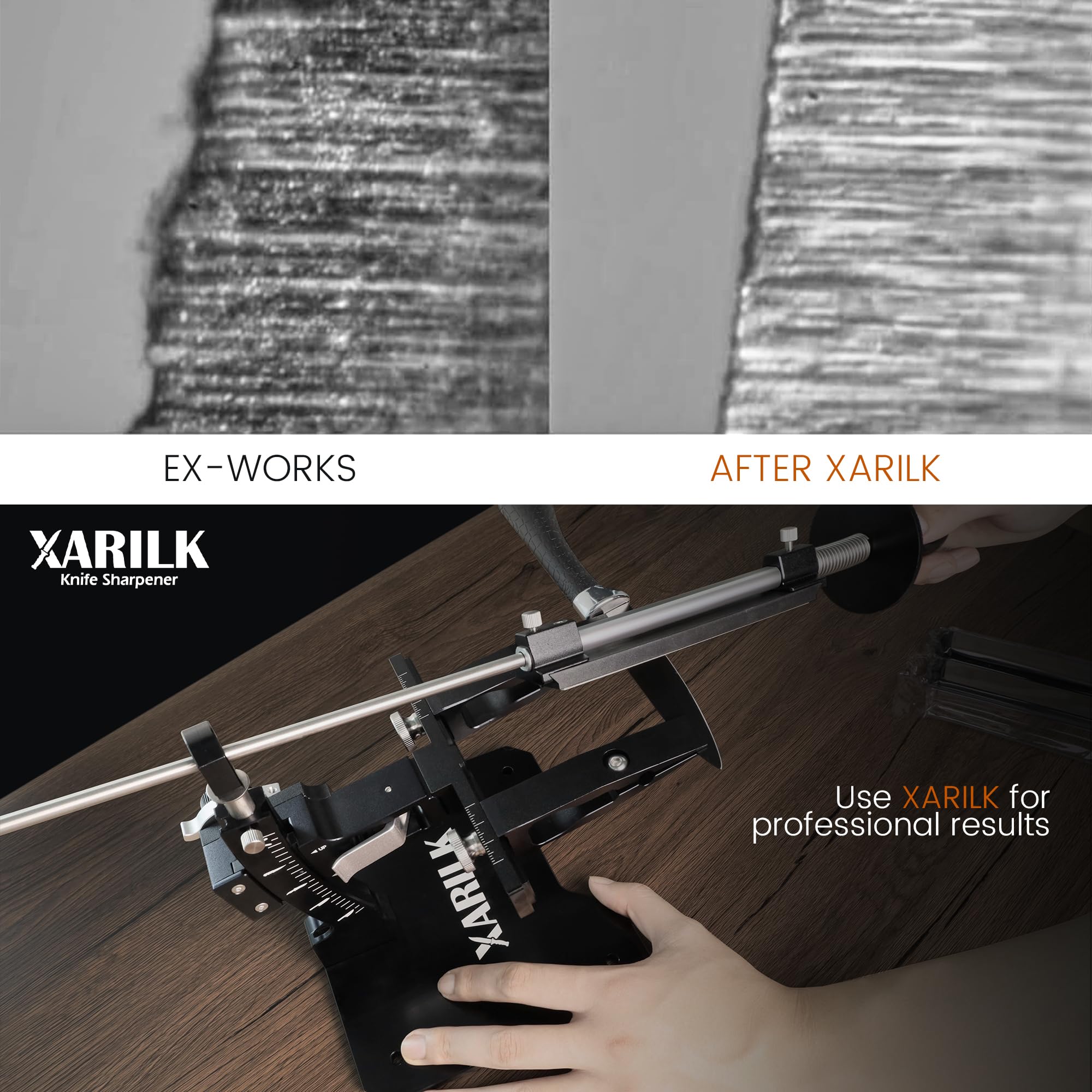 XARILK GEN3 320# coarse plate ready to restore dull blades