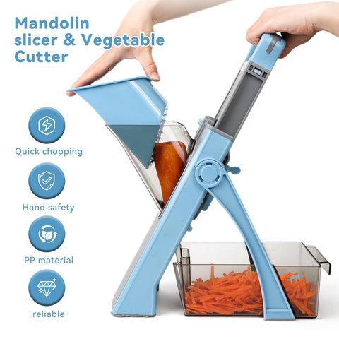 XAYCDEHN Large-capacity vegetable chopper shows roomy container for batch prep.