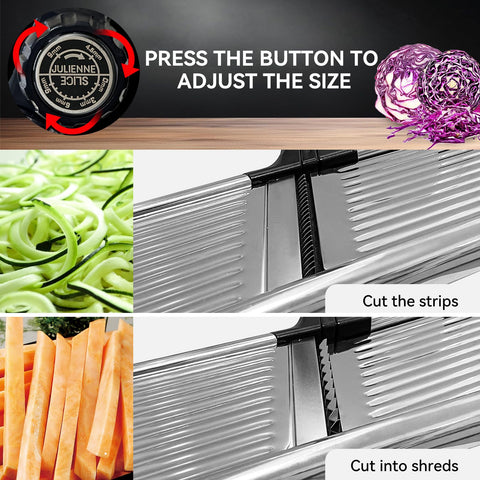 XAYCDEHN mandoline slicer cut-resistant gloves protect fingers during prep.