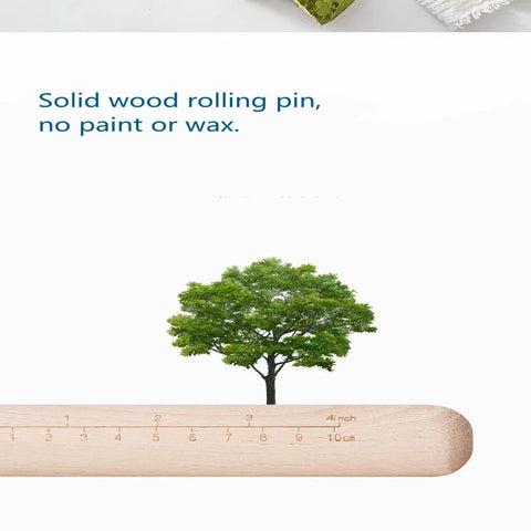 XBLDMJY dumpling rolling pin edge promotes thin dumpling skins.