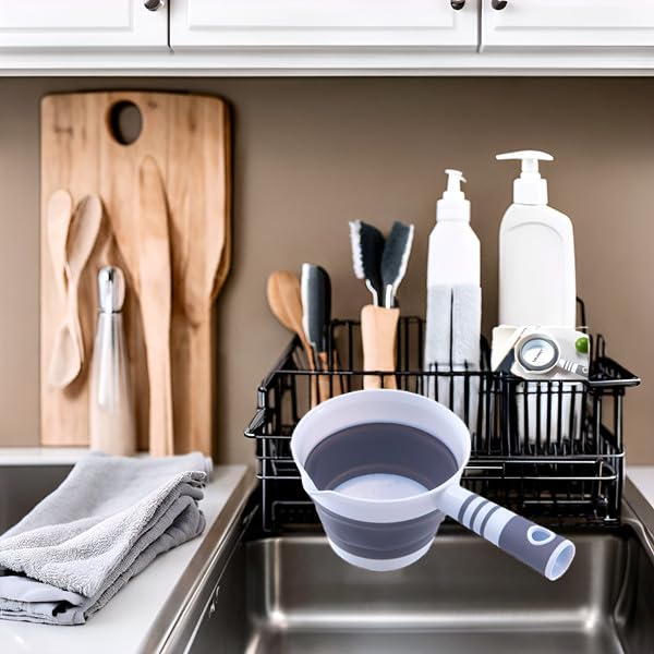 XBLDMJY pet bath scoop grey suitable for gentle cleaning