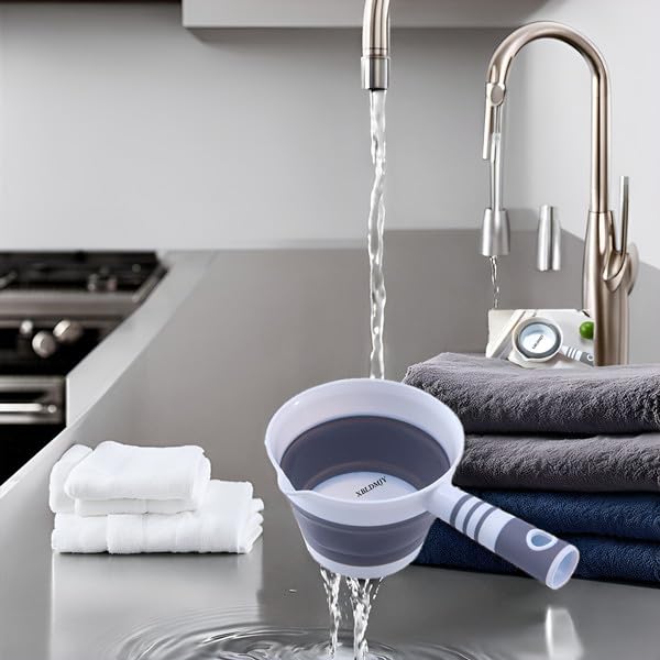 XBLDMJY rinsing hair and bath scoop grey in everyday setup
