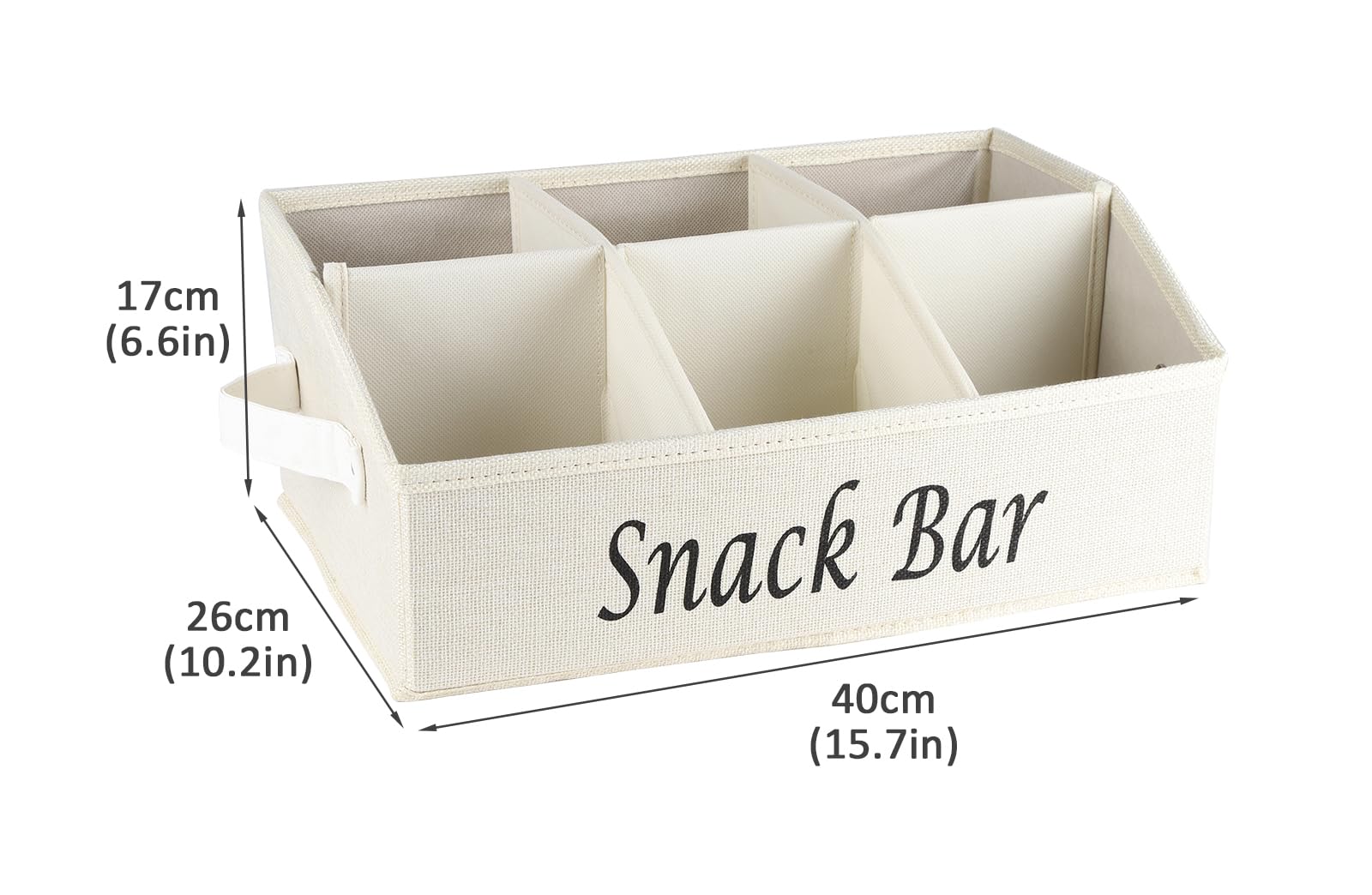 Xbopetda beige gift idea, stylish pantry organizer for snacks