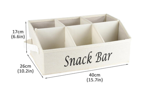 Xbopetda beige gift idea, stylish pantry organizer for snacks