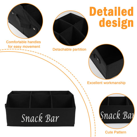 Xbopetda snack organizer back compartments hold drinks and cups within easy reach